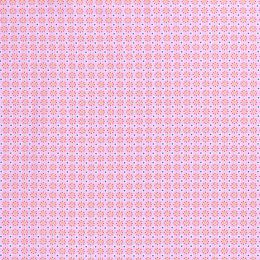 Cotton Print Fabric | Linear Daisy Pink