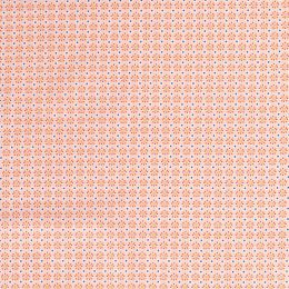 Cotton Print Fabric | Linear Daisy Peach