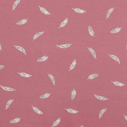 Stitch It Classic Jersey Fabric | Feathers Old Rose