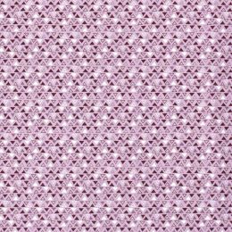Cotton Print Fabric | Geo Shapes Mid Pink