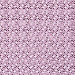 Cotton Print Fabric | Geo Shapes Mid Pink