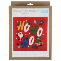 Needle Felting Kit With Frame | Ho Ho Ho