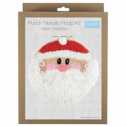 Punch Needle Kit With Hoop | Father Christmas