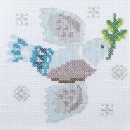 Fun Counted Cross Stitch Kit | Scandi Dove