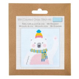 Fun Counted Cross Stitch Kit | Polar Bear