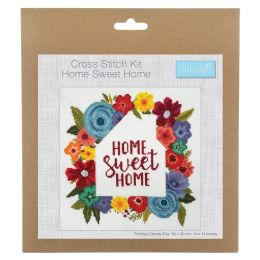 Fun Counted Cross Stitch Kit | Large: Home Sweet Home