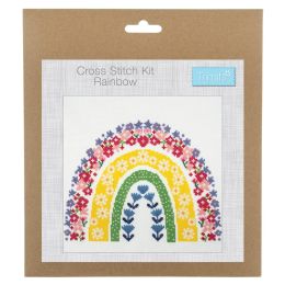 Fun Counted Cross Stitch Kit | Large: Rainbow