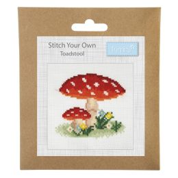Fun Counted Cross Stitch Kit | Toadstool