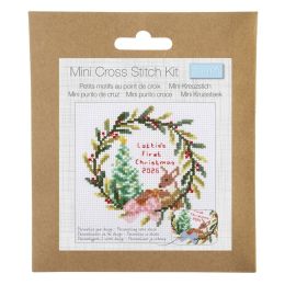 Fun Counted Cross Stitch Kit | Baby's First Christmas