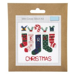 Fun Counted Cross Stitch Kit | Stockings