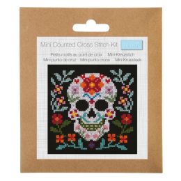 Fun Counted Cross Stitch Kit | Skull