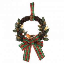 Wreath Kit | Traditional Tartan, 20cm