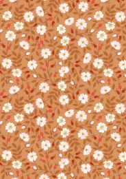 Lewis & Irene Evergreen Fabric | Dog Rose Rust