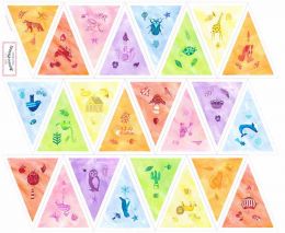 Lewis & Irene Jennie Maizels Colour Collection | Bunting Panel