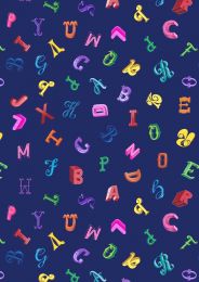 Lewis & Irene Jennie Maizels Colour Collection | Alphabet Blue