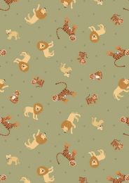 Lewis & Irene Small Things Wild Animals | Lions & Tigers Green