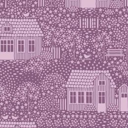 Hometown Tilda Fabric | My Neighborhood - Lilac
