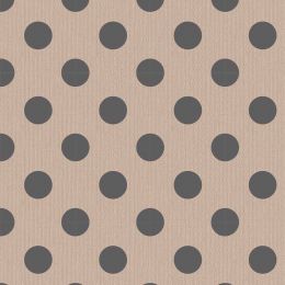 Tilda Chambray Dots Fabric | Charcoal