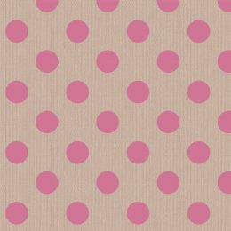 Tilda Chambray Dots Fabric | Pink