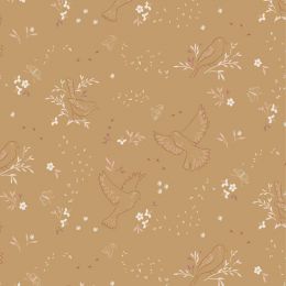 Cassandra Connolly Meadowside Fabric | Small Seeds Mustard Yellow