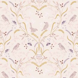 Cassandra Connolly Meadowside Fabric | Bird by Bird Ecru
