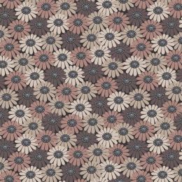 Shinrin Yoku Japanese Lewis & Irene Fabric | Compact Floral Browns