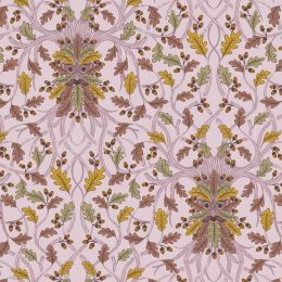 Celtic Faeries Lewis & Irene Fabric | Tree Man Muted Heather Gold Metallic