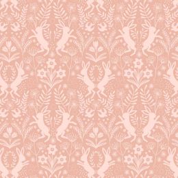 Spring Hare Lewis & Irene Fabric | Small Hares Light Terracotta