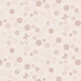 Cassandra Connolly Memory Made Fabric | Button Jumble Taupe