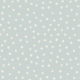 The Secret Garden Lewis & Irene Fabric | Daisies Duck Egg