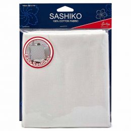 Sashiko Cotton Fabric - 1m x 1.42m | Ivory