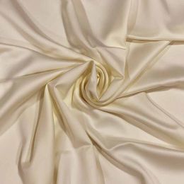 Micro Satin Fabric | Cream