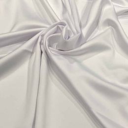 Micro Satin Fabric | White
