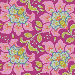 Bloomsville Tilda Fabric | Flowermarket Plum