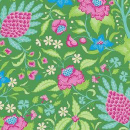 Bloomsville Tilda Fabric | Flowertangle Green