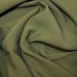 Viscose Challis Fabric Plain | Khaki