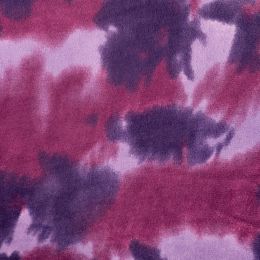 Super Soft Fleece | Tie Dye Fuchsia