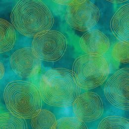 Robert Kaufman Fabric | Chromaticity Circles Jade