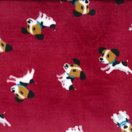 Super Soft Fleece | Happy Puppy Dog Ruby