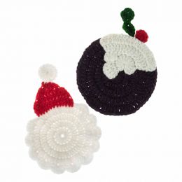 Crochet Kit | Festive Coasters