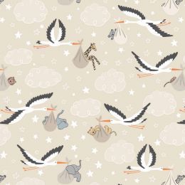 Special Delivery Lewis & Irene Fabric | Special Delivery Dark Cream