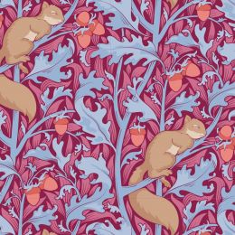 Hibernation Tilda Fabric | Squireldreams Hibiscus