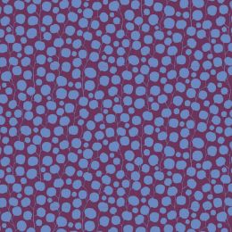 Hibernation Tilda Blender Fabric | Eucalyptus Eggplant