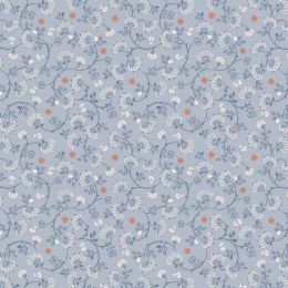 Grandma's Quilt Lewis & Irene Fabric | Flower Chains Blue