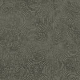 Extra Wide Fabric | Circles Grey