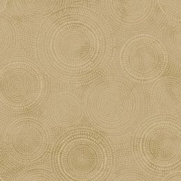 Extra Wide Fabric | Circles Nude