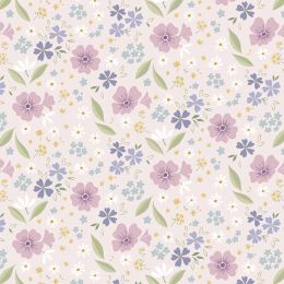 Cassandra Connolly Floral Song Fabric | Floral Art Light Pink