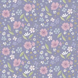 Cassandra Connolly Floral Song Fabric | Floral Art Lavender