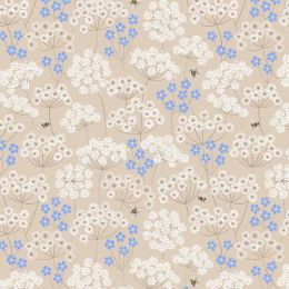 Clearbury Down Lewis & Irene Fabric | Wild Meadows Light Clay