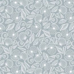 Ocean Pearls Lewis & Irene Fabric | Pearl Shells Morning Mist Pearl